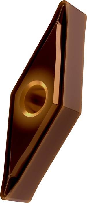 Drehwendeschneidplatte ISO VNMG 160408E-NF:T8430 Bohrungs-D. 3,81mm PVD PRAMET