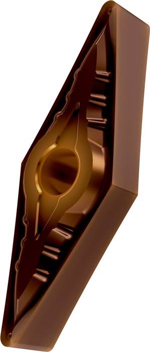 Drehwendeschneidplatte ISO VNMG 160408E-SF:T8415 Bohrungs-D. 3,81mm PVD PRAMET