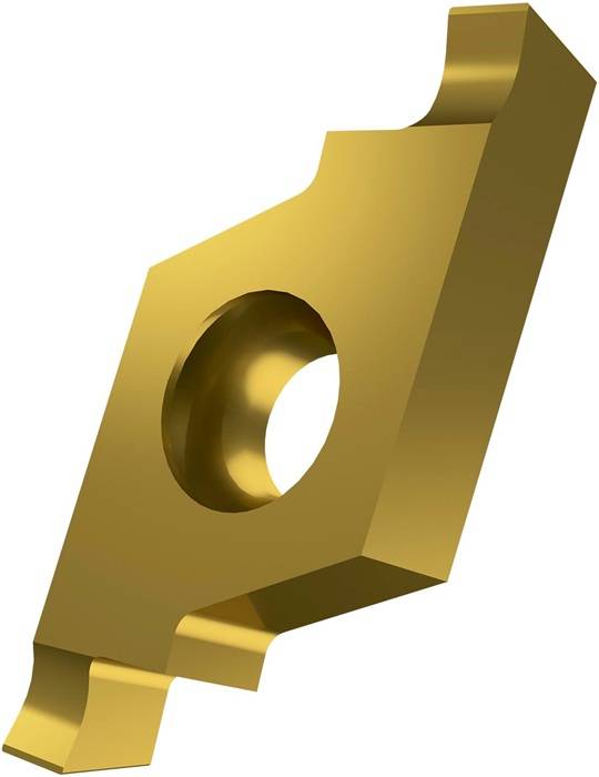 Drehwendeschneidplatte ISO X61 0602-185 L:G8330 Tiefe 2mm PVD beschichtet PRAMET