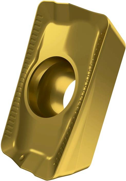 Fräswendeschneidplatte ISO APKT 1604PDR-GM:M8340 D.4,6mm PVD beschichtet Gold
