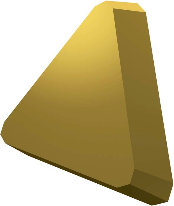 Fräswendeschneidplatte ISO TPCN 1603PDSN:M8330 Innenkreis-D. 9,53mm PVD PRAMET