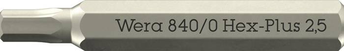 Bit 840/0 Micro 2,5mm L.30mm WERA