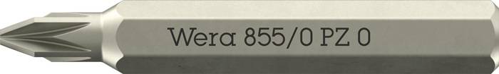 Bit 855/0 Micro PZ 0 L.30mm WERA