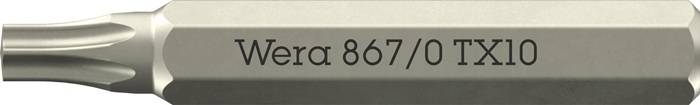 Bit 867/0 Micro TX 10 L.30mm WERA