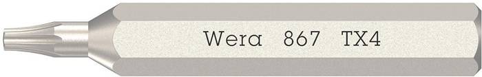 Bit 867/0 Micro TX 4 L.30mm WERA