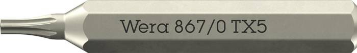 Bit 867/0 Micro TX 5 L.30mm WERA