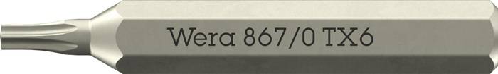 Bit 867/0 Micro TX 6 L.30mm WERA