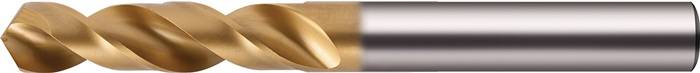 Spiralbohrer DIN 1897 Typ UNI D.5mm HSS-Co TiN Zyl.schaft ext.kurz TECWERK