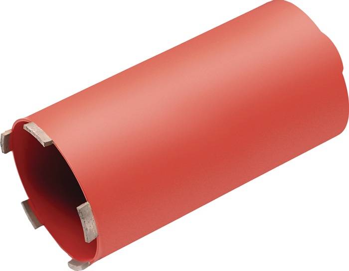 Diamantbohrkrone NASS D.122mm L.530mm 1-tlg.Sgmt-Anz.8 1 1/4 Zoll TECWERK