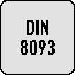 Maschinenreibahle DIN 8093 H7 Form B D.12mm HM TECWERK