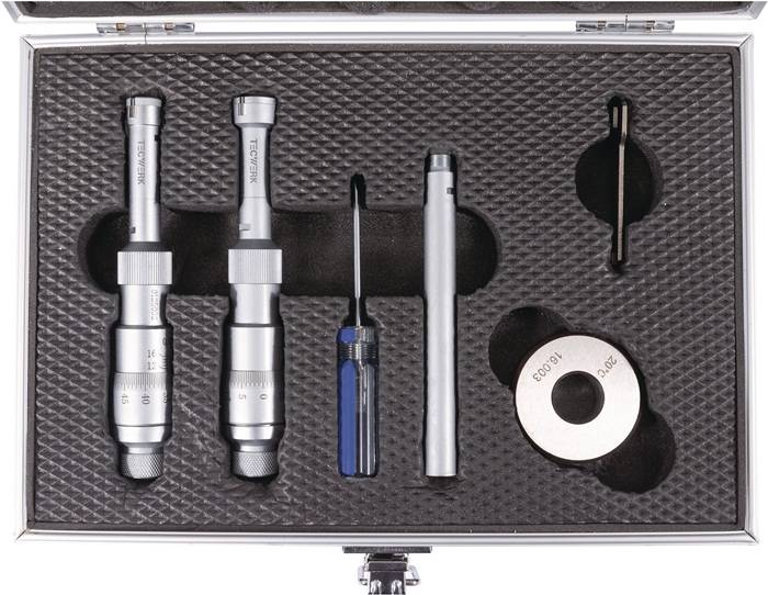Innenmessschraubensatz DIN 863 6-12mm 3-Punkt 3 St.TECWERK