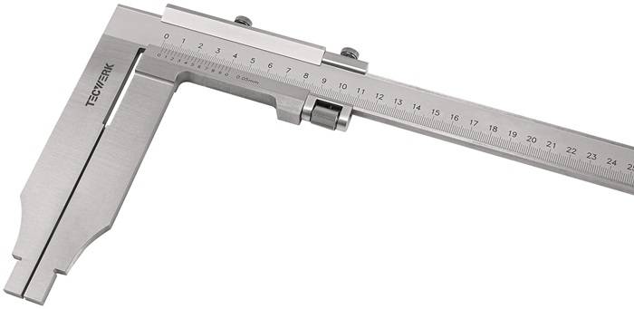 Werkstattmessschieber DIN 862 500mm Schnabel-L.150mm TECWERK