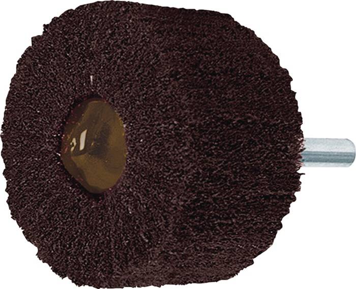 Fächerschleifer Ø50xH30mm K.100 Vlies Schaft-D.6mm TECWERK