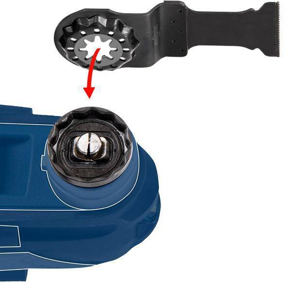 Tauchsägeblatt PRO AII 65 BSPIB B.40mm Eintauch-T.65mm 5 St.Starlock BOSCH