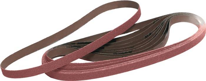 Schleifband L.330mm B.10mm K.80 f.HO/Metall Korund TECWERK