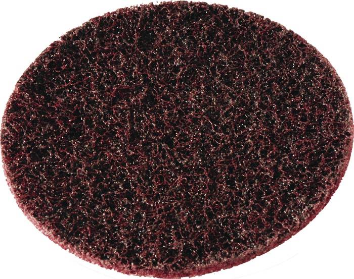 Schleifvliesscheibe D.125mm medium rot ungelocht TECWERK