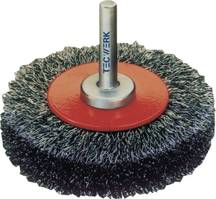 Rundbürste D.50mm Drahtstärke 0,2mm STA 17mm 15000min-¹ TECWERK