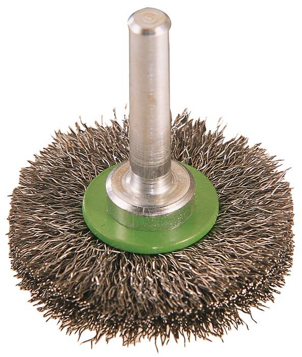 Rundbürste D.80mm Drahtstärke 0,3mm VA 19mm 12000min-¹ TECWERK