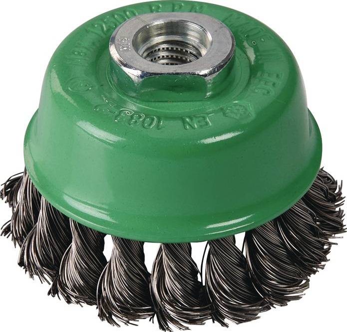 Topfbürste D.65mm Drahtstärke 0,35mm VA 12500min-¹ TECWERK 2000841164