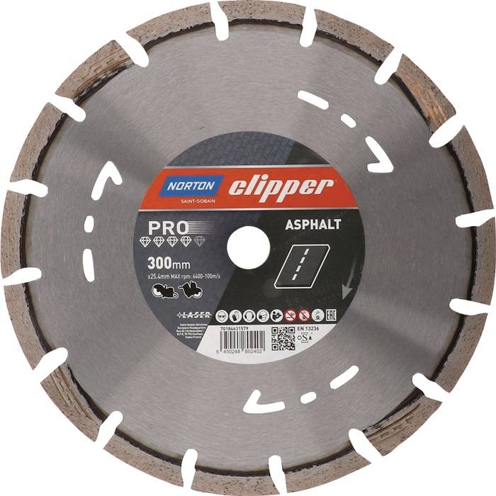 Diamanttrennscheibe D.300mm Bohr.25,4mm f.Trennschleifer/Fugenschneider