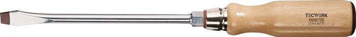 Schraubendreher Schneiden-B.10mm Klingen-L.175mm Holzgr.Rundkl.6KT.-Ans.TECWERK