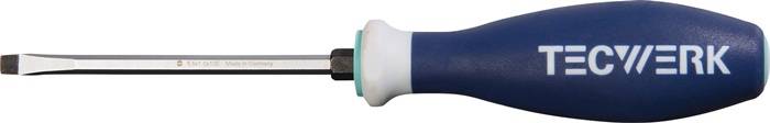Schraubendreher Schneiden-B.8mm Klingen-L.150mm 3K-Griff 6-KT.-Kl./Ans.TECWERK