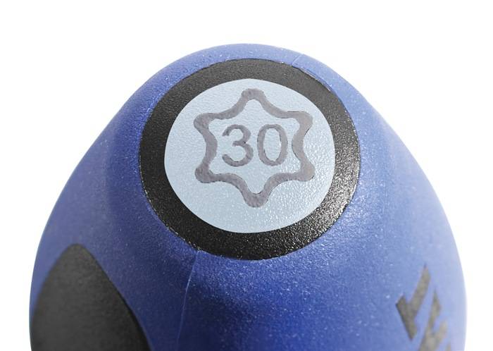 Schraubendreher Gr.T 9 Klingen-L.60mm 3K-Griff Rundkl.TECWERK