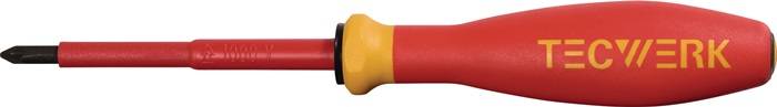 Schraubendreher Gr.PZD 1 Klingen-L.80mm VDE isol.TECWERK