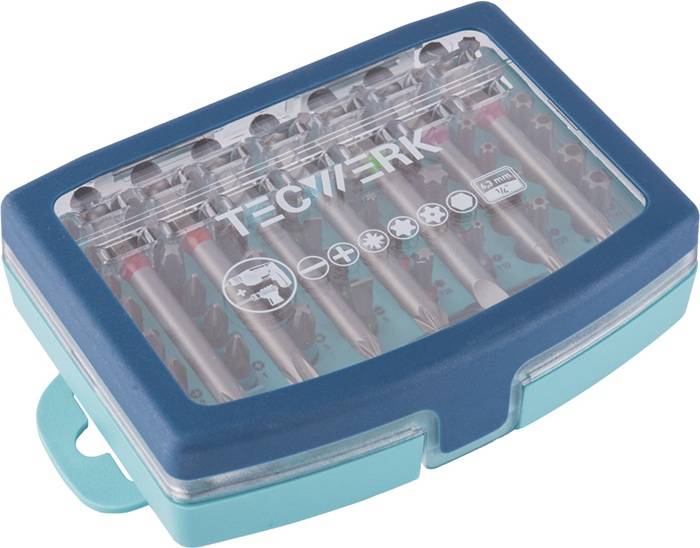 Bitsortiment 57-tlg.Schlitz/PH/PZD/TX/TX-BO/6Kt.TECWERK