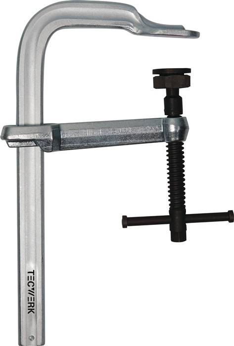 Hochleistungsschlosserzwinge Spann-W.250mm A.140mm Knebel TECWERK