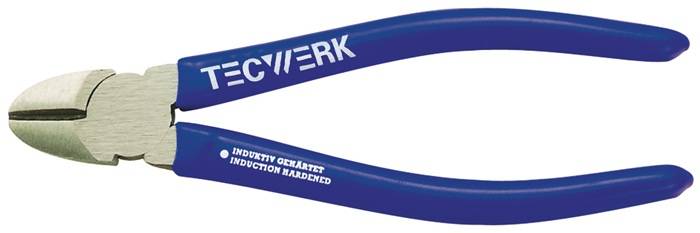 Seitenschneider L.160mm Kopf pol.Ku.-Überzug max.2mm TECWERK