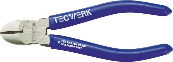 Seitenschneider L.160mm Kopf pol.Ku.-Überzug TECWERK