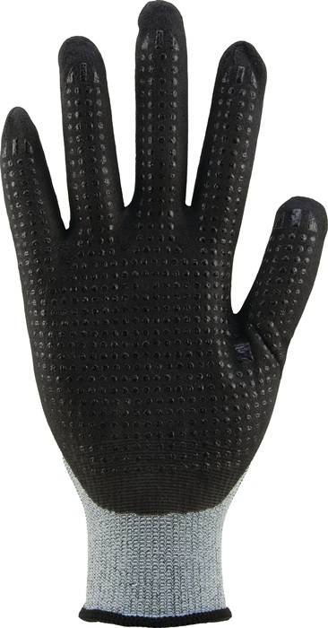 Handschuhe FlexN Gr.9 grau/schwarz EN 388 PSA II TECWERK