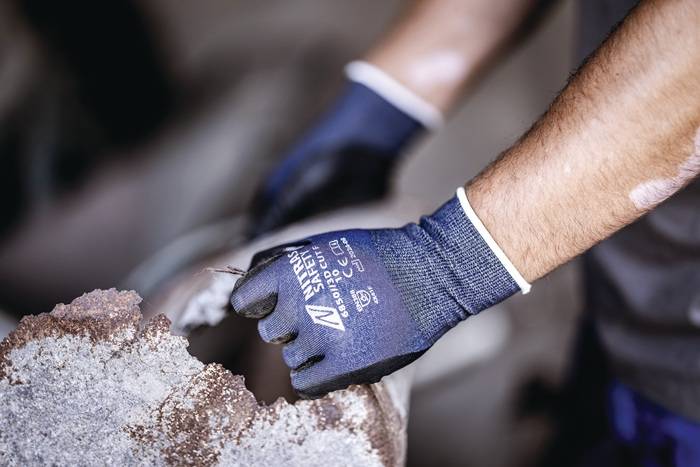 Schnittschutzhandschuhe 3D CUT F Gr.9 marineblau/schwarz EN ISO 21420,EN 388