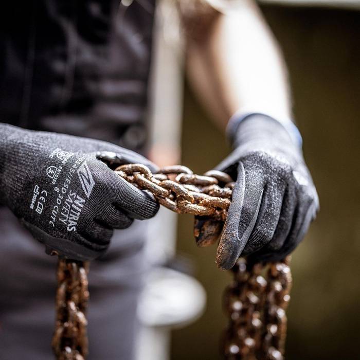 Schnittschutzhandschuhe ESD 3D CUT C Gr.8 anthrazit/schwarz EN 388 PSA II