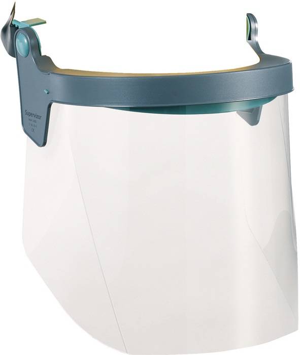 Gesichtsschutzschirm Supervisor SA66 EN166 1 F3 Halterung:Alu./Scheibe:AC