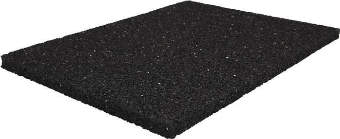Bautenschutzmatte B.1,25m L.10m D.8mm schwarz Granulatgummi