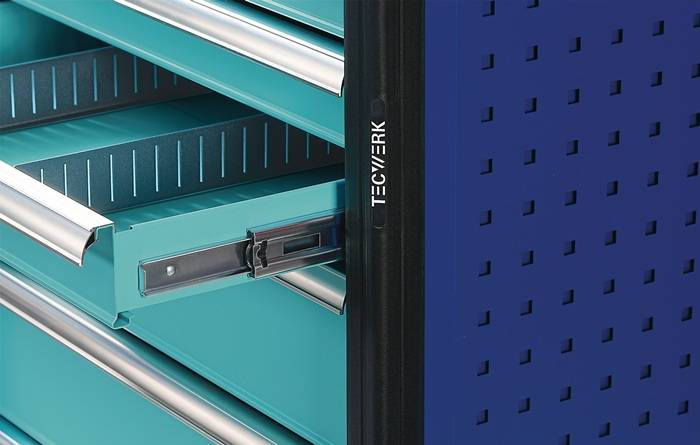 Wkz.wagen PLUS 2.0 B760xT465xH1030mm 500kg 6 Schubl.96-tlg.Stahlbl.TECWERK