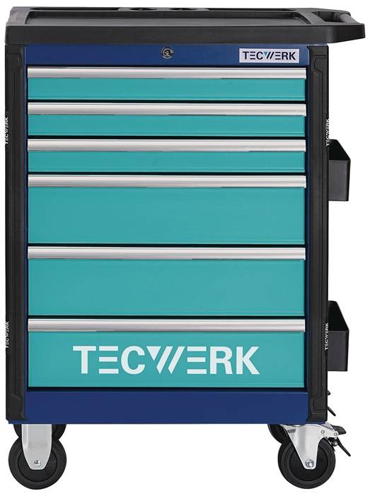 Wkz.wagen PLUS 2.0 B760xT465xH1030mm 500kg 6 Schubl.96-tlg.Stahlbl.TECWERK