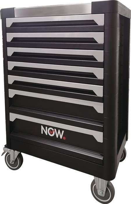 Wkz.wagen B683xT460xH853mm 300kg 7 Schubl.173-tlg.Stahlbl.NOW