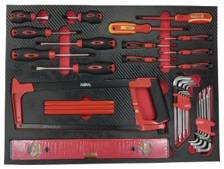 Wkz.wagen B683xT460xH853mm 300kg 7 Schubl.173-tlg.Stahlbl.NOW