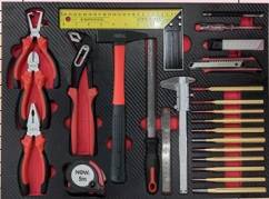 Wkz.wagen B683xT460xH853mm 300kg 7 Schubl.173-tlg.Stahlbl.NOW