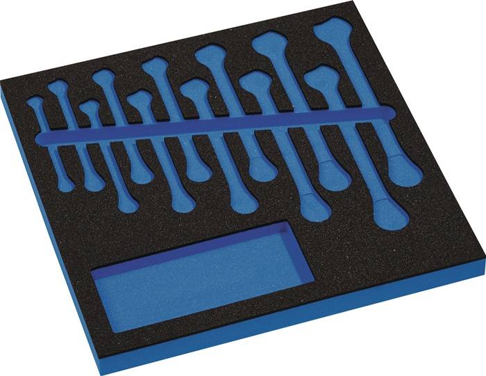 Werkzeugmodul Leereinlage 2/3-Modul 2000 871 236 12-tlg.TECWERK