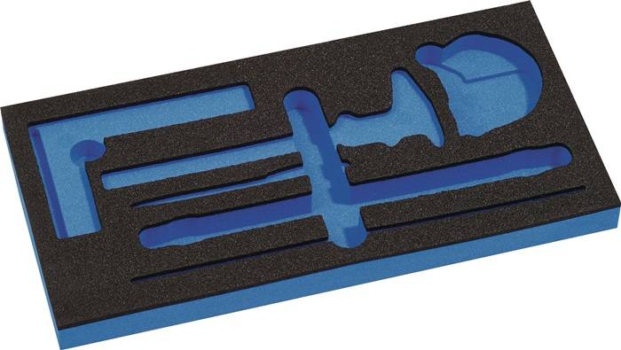 Werkzeugmodul Leereinlage 1/3-Modul 2000 871 252 6-tlg.TECWERK