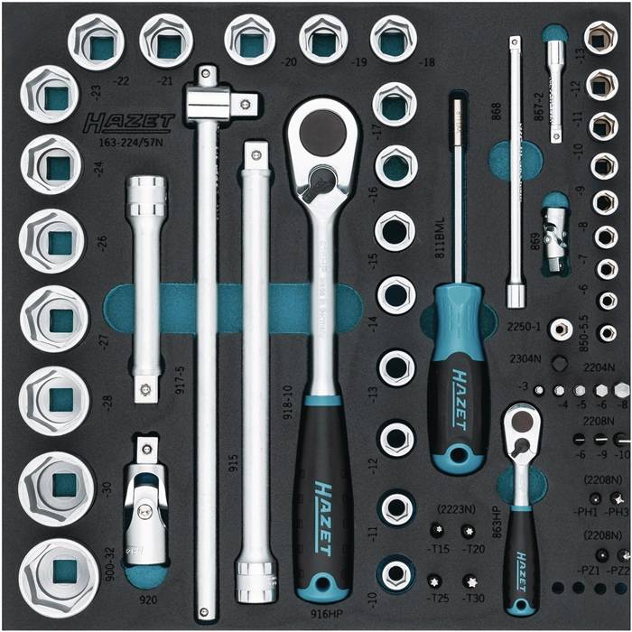 Werkzeugmodul 163-224/57N 57-tlg.2/3 (344x342 mm)