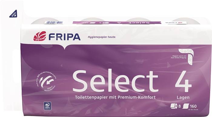 Toilettenpapier Fripa Select 4-lagig FRIPA