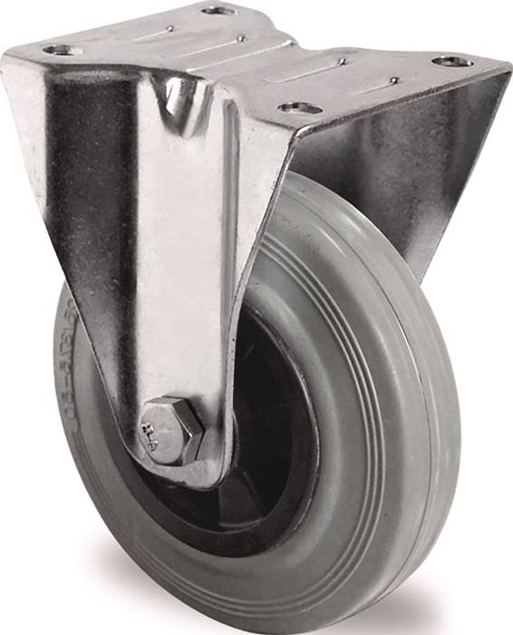 Bockrolle 125mm 100kg VG Rollenlager 105x80mm PP TECWERK