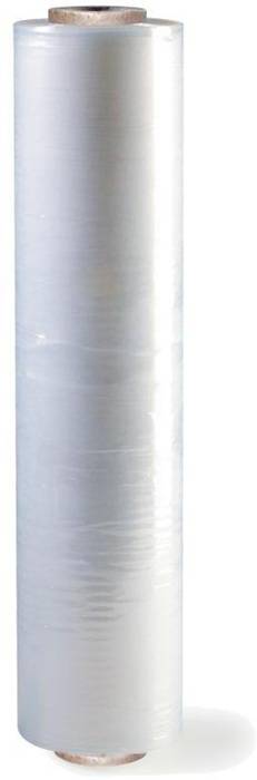 Handstretchfolie Breite 500mm Länge 300m transparent Stärke 23µ TRANSPAK