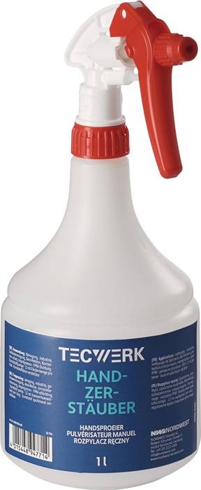 Industriezerstäuber Fassungsvermögen 1l FPM-Dichtung,m.Ku.-Düse TECWERK