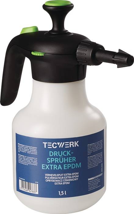 Drucksprüher Extra EPDM 1,5l EPDM-Dichtung,beschichtete Feder TECWERK